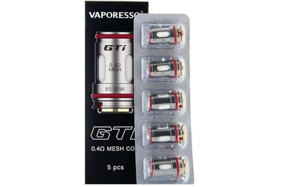 100% Genuine GTI coils for Vaporesso iTank iTank 2 Target 100 200 Gen 200 Gen 80S iTank2 Version Kit - No Nicotine (GTI 0.4ohm mesh coils)