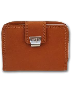 Damen Geldbörse Portemonnaie Geldbeutel Rindleder 5197