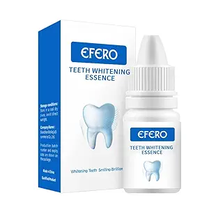 EFERO Teeth Whitening Essence Removes Plaque Stains Tooth Bleaching Cleaning Teeth Whitening Liquid (10 ml)