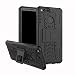 Produktbild Huawei Honor 7X Hülle,Stilvoller Handyhülle Fall GOGME [Dual Layer Armour Series] Rugged TPU / PC Hybrid Armor Super Schutzhülle. Anti-Scratch PC Rückwand Schale + Stoßfeste TPU Innenschutzabdeckung + Faltbarer Halterungen , für Huawei Honor 7X Case Cover.schwarz