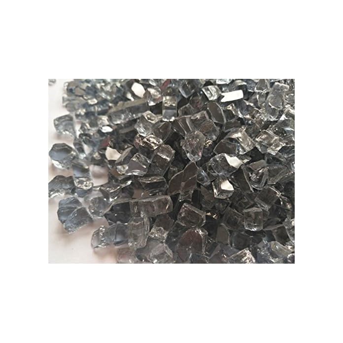 Feuerglas Edles Grau