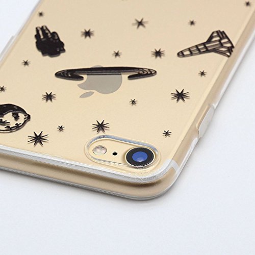 iPhone 6  iPhone 6S Elegante funda - gel de silicona irrompible con la impresi  n de lujo -NOVAGO -Espacio