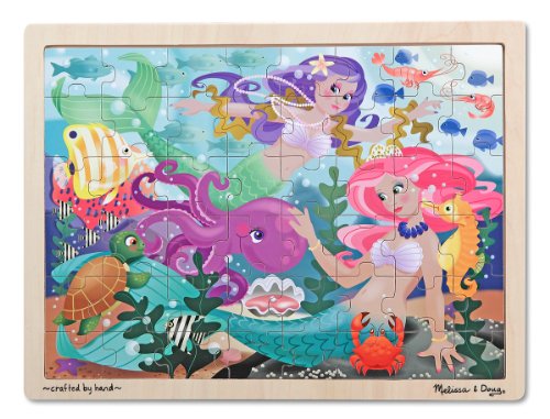 Preisvergleich Produktbild Mermaid Fantasea Wooden Jigsaw Puzzle - 48pc
