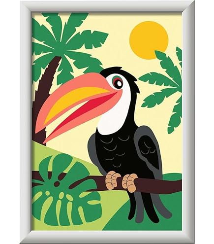 Ravensburger Pintura Por Números 20291 - Nutria Alegre - Niños A Partir De 7 Años