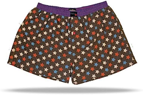 UNABUX Boxer Shorts - Colourful Undies Designer Boxers Boxershorts Trunks Underwear for Men or Women SIZE M