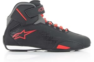 Alpinestars Sector Zapatos (Negro/Gris/Rojo)