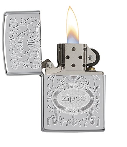 Zippo Feuerzeug Gleaming Patina, Chrom hochglanzpoliert - 3