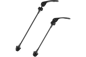 Vxiwscy Tappo Perno Ruota Bici, Sganci Rapidi Antifurto in Lega di Alluminio, Compatibili con MTB, Bici da Strada e Trekking, Facile Installazione, Sgancio Rapido per Mozzo Ruota Anteriore e