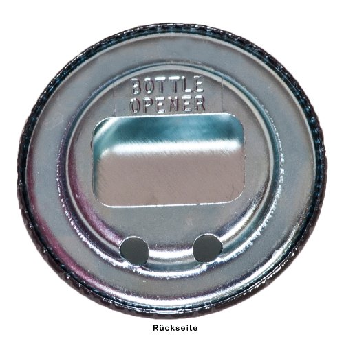 runder Flaschenöffner Button 56 mm mit Spruch Bester Trainer inkl. Band zum Umhängen - 3