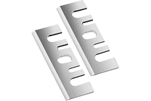Uadme Cuchillas Cepillo Electrico Madera, 2 Pcs HSS Hoja Cepilladora Eléctrica de 82 mm, Cuchilla de Repuesto de Cepillo Manual, para P20ST, P20SF, P20SB, P20A, FP20A