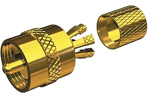 Shakespeare 3003.4061 PL-259-CP-G Connettore centrale marino, oro