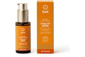 ‎KHADI khadi VITALITY GROW Haaröl - Rosmarin für mehr Volumen & Haarwachstum - gegen Haarausfall - 100% natürlich, pflanzlich, vegan & silikonfrei - 50ml