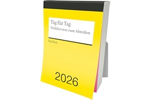 Tag für Tag. Weltliteratur zum Abreißen 2026: Tagesabreißkalender zum Aufstellen und Aufhängen mit 365 inspirierenden Zitaten berühmter Autor:innen