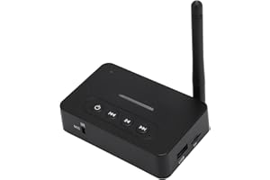 Zunate Bluetooth Verici Alıcı, AUX NFC'li 2'si 1 Arada Kablosuz Ses Adaptörü, SBC Kod Çözme, Ev Ve Araba Stereo Için Bluetoot