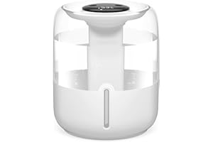 NEQRAXIS 3.8L Humidificador, Top-Fill Humidificador de Aire, Humidificador Bebes Mocos y Tos, 36dB Silencioso, 30H Autonomía, Luz Nocturna Suave, Apagado Automático, Free para Bebés y Plantas