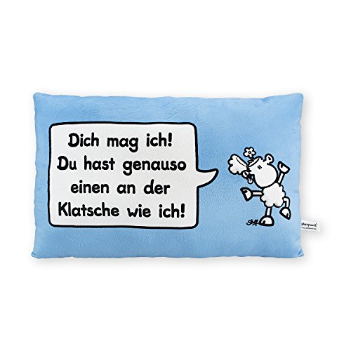 Sheepworld 42792 Plüschkissen "Klatsche"