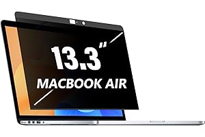 DABERNUR Magnetischer Blickschutzfilter für MacBook Pro 13 Zoll (2018-2021, M1), MacBook Air 13 Inch (2016-2022, M1) Einfach zum Anbringen & Entfernen, Anti-Blaulicht Laptop Sichtschutzfolie