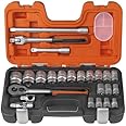 Bahco S240 New Belzer Socket Set, size 1.3cm, 24 pieces