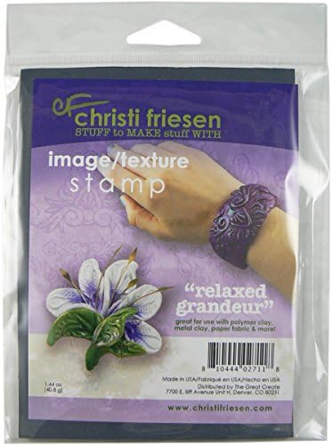 Great Create Christi Friesen Texture Stamp 4.25 x 5.5-inch, Relaxed Grandeur, 4.25 x 5.5