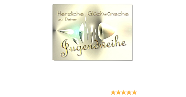 Digitaloase Gluckwunschkarte Zur Jugendweihe Grusskarte Jugendweihekarte Format Din A4 A3 Klappkarte Panoramaumschlag Crystal Amazon De Burobedarf Schreibwaren