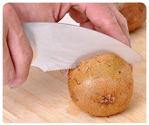 CrazySell Kiwi Peeler-Edelstahl-Frucht Pitted Peeler Kitchen Gadget (Kiwi Melonenschneider) - 3