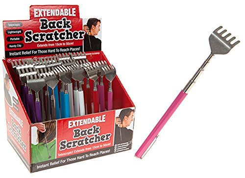 Assorted Colour EXTENDABLE Back Scratcher