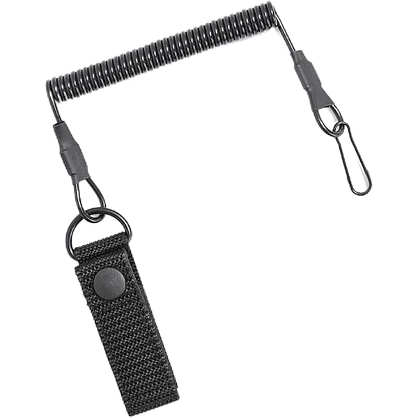 Cordino Tattico Estensibile - Portachiavi A Spirale Per Attrezzatura Outdoor E Sicurezza - Foto 6