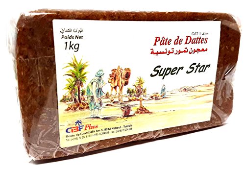 Preisvergleich Produktbild Superstar Dattelpaste ohne Zusätze - Mamoul Datteln 1000g