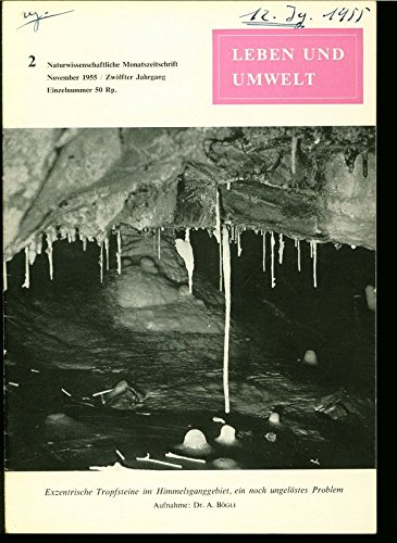 Theoretisches und Praktisches über das menschliche Elektrokardiogramm (1), in: LEBEN UND UMWELT, Heft 2/1955.