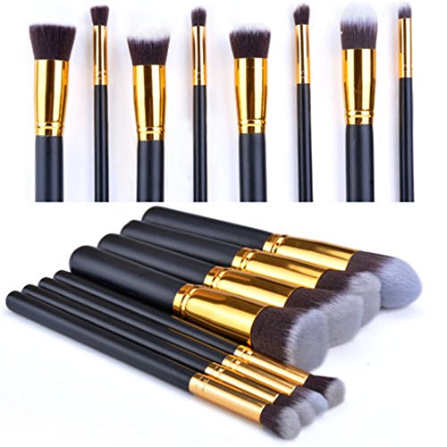 Ardisle 8pc Kabuki Style Professional Make up Brush Set Foundation Blusher Face Powder
