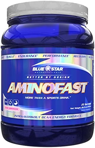 Blue Star Nutraceuticals - AminoFast Intra-Workout BCAA Energy Formula Watermelon - 26.5 oz.