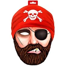 Folat EVA Party Máscara con Elástico XXL-Pirata