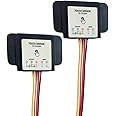 Blackt Electrotech BT80MR (2 PC PACK) Touch Sensor Switch for Bathroom Mirror LED Light - Capacitive Touch Light Switch 5-12VDC Smart Glass Capacitance Sensor Module (3 Amps Two LED with Dimming)