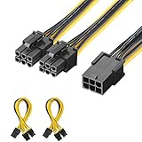 Unser J & D-Tech 6 Pin PCI Express Power Splitter Kabel (6-Pin auf Dual 6 Pin) ermöglicht den Anschluss eines Single 6 Pin PCI Express Power Anschluss an zwei Video Karten, die eine 6-Pin Power Anschluss.