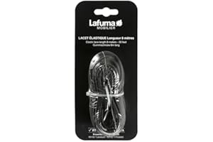 Lafuma Mobilier Lacet élastique pour lit de soleil Siesta L et fauteuils relax, Longueur: 8 m, Couleur: Noir, LFM2405-0247