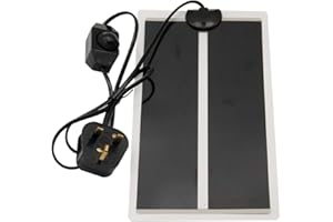 Lucky Farm 7W Reptile Vivarium Heat Mats Pets Heating Pad for for Turtle,Snakes,Lizard,Gecko Plants Seeding Heat Pads Adjustable Amphibian Tank Warmer,UK Plug (7W 14x28 cm)