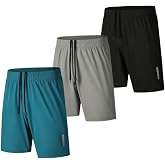 fovdtaa - Men's 3 Pack Quick Dry Athletic Shorts Gym Running Workout Shorts