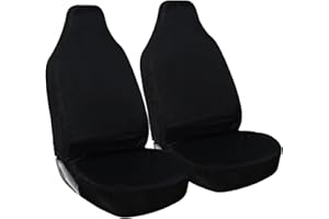 TOP GEAR PDTXCLS LAND ROVER DEFENDER 90 & 110 Pair Of Waterproof Seat Covers Black