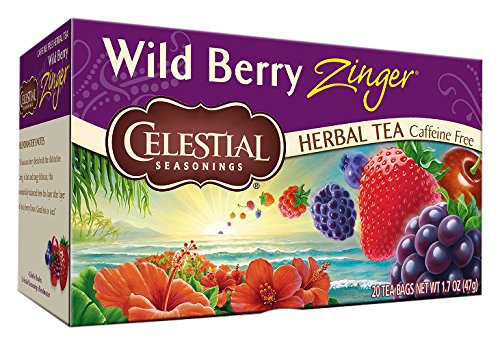 Celestial Seasonings Wild Berry Zinger Tea Bags - 20 ct RS.1207 (33.00% Off) - Amazon