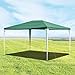 Produktbild wolketon Allzweck Partyzelt atmungsaktiv Pavillion zelt Grün Gartenpavillon für Garten Terrasse Feier Markt als Unterstand 3 x 4m ohne Seitenteilein Gartenzelt