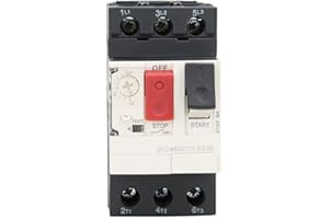 XINMYD Disyuntor del motor, GV2 Disyuntor de protección del motor Interruptor de protección del motor(GV2-ME07C 1,6~2,5 A.)