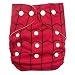 Generic Baby Cloth Diaper Washable One Size Nappy Cover Red Spider Man Printed