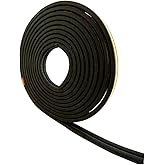 Contacall Bondit Double Winding Rubber Door and Window Insulation Tape Wick 4 Meters Black