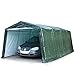 Produktbild TOOLPORT Garagenzelt 3,3 x 6,2 m in grün, Unterstand, Carport -Zelt mit Stabiler Stahlrohrkonstruktion und 260g/m² Plane