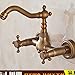 Produktbild LppkzqAntique Continental retro mixer Badewanne Armatur Wasserhahn Kupfer an der Wand angebrachten Wasserhahn um 360° gedreht werden konnte, kurze Absätze