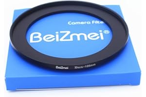 BEIZMEI 77mm to 105mm Camera Filters Ring,77mm-105mm Step-Up Ringfor Filters Compatiable All Brands Ø77mm Lens to Ø105mm UV ND CPL Camera Filter.Made of CNC Machined.