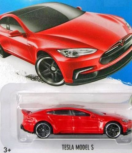 Preisvergleich Produktbild HOT WHEELS® Tesla Model S - 1:64 - rot