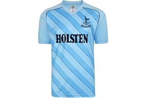 SCORE DRAW Tottenham Hotspur 1986 Away Retro Football Shirt
