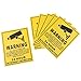 Price comparison product image Bloomeet 6 x Warning Signs - CCTV Camera In Operation Sign Stickers, Self Adhesive, 250 x 200 MM