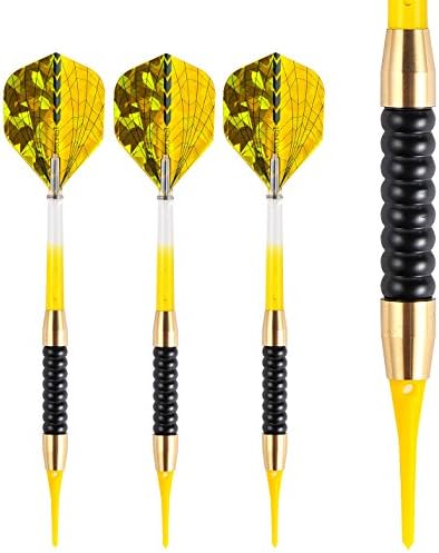 Ammut Set of 17g Soft Tip Darts PC Darts Shafts For Electronic Dartboard